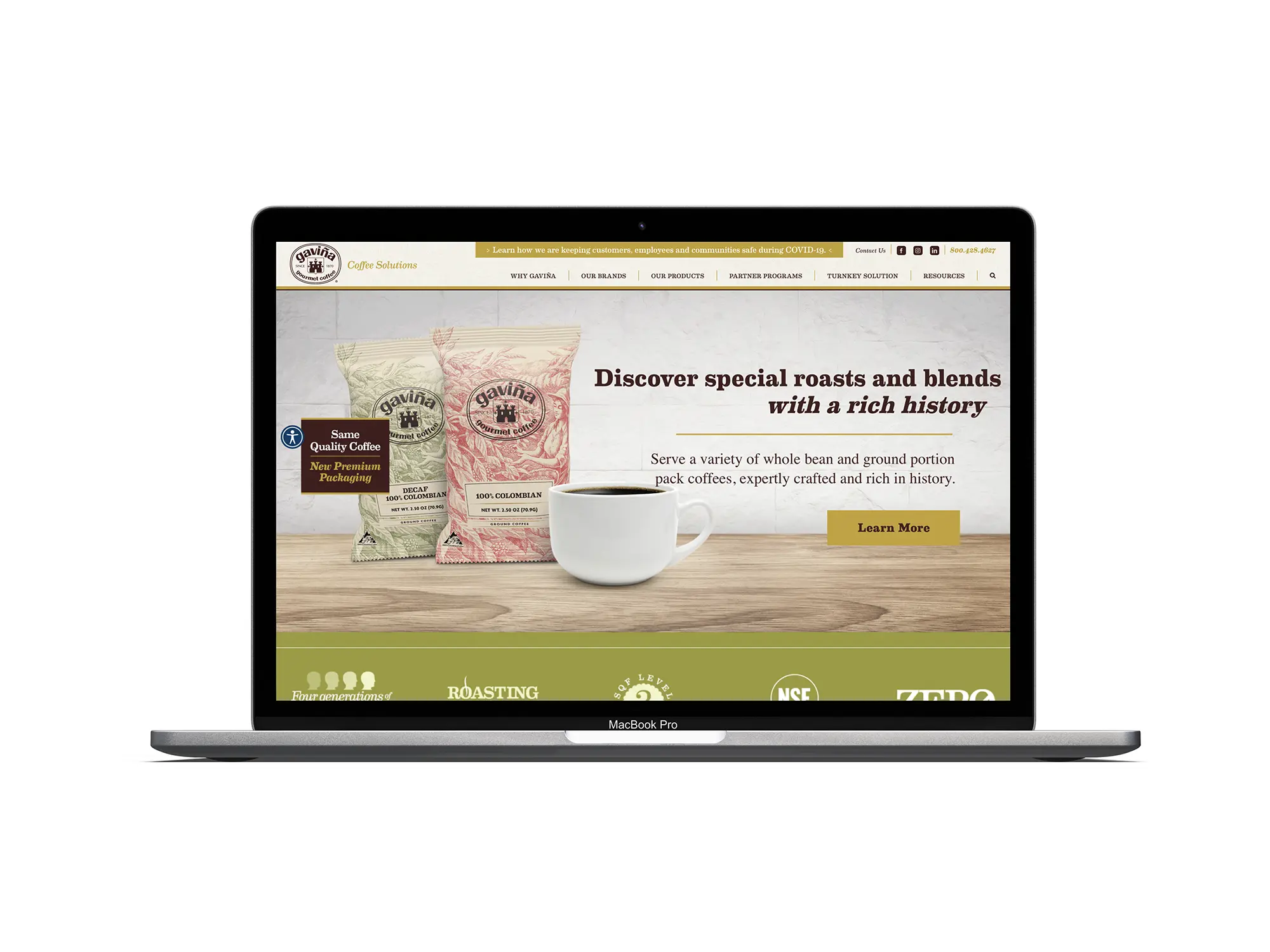 How did Gaviña Coffee Solutions succeed with B2B Agency ATAK Interactive